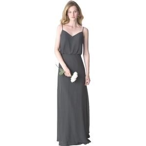 BILL LEVKOFF LIANA 1266 spahetti blouson bridesmaid gown NWT